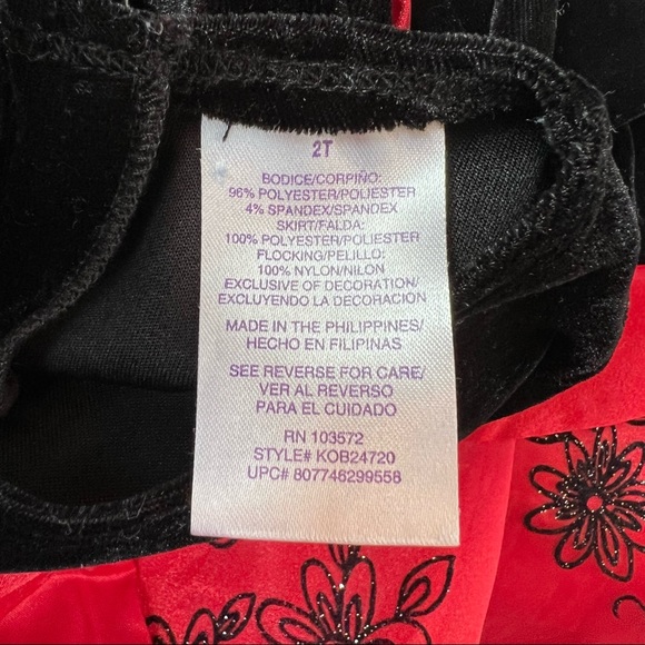 Blueberi Blvd Velvety Long-sleeve Holiday Dress | 2T - Picture 10 of 12